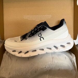 On Running Black and White Cloud Sneakers